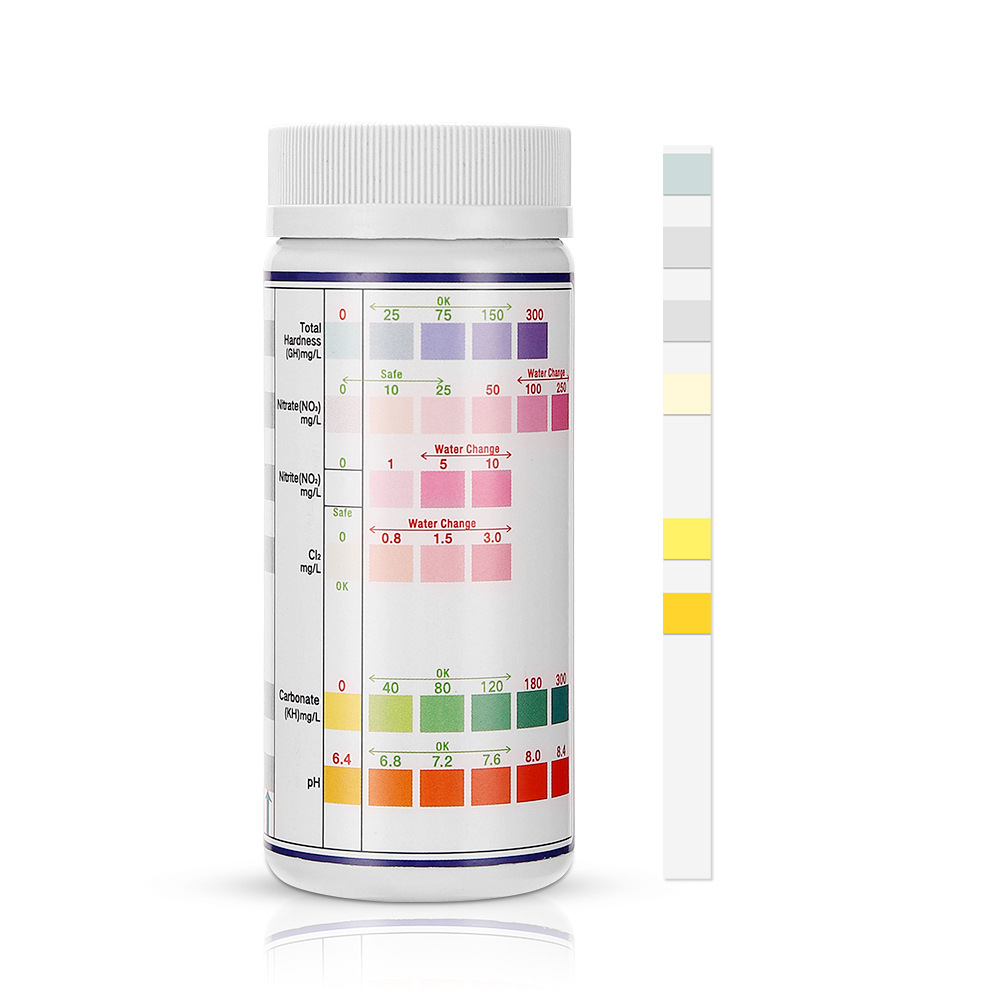 Water Testing Kit - Тест-полоски 6 в 1 для определения