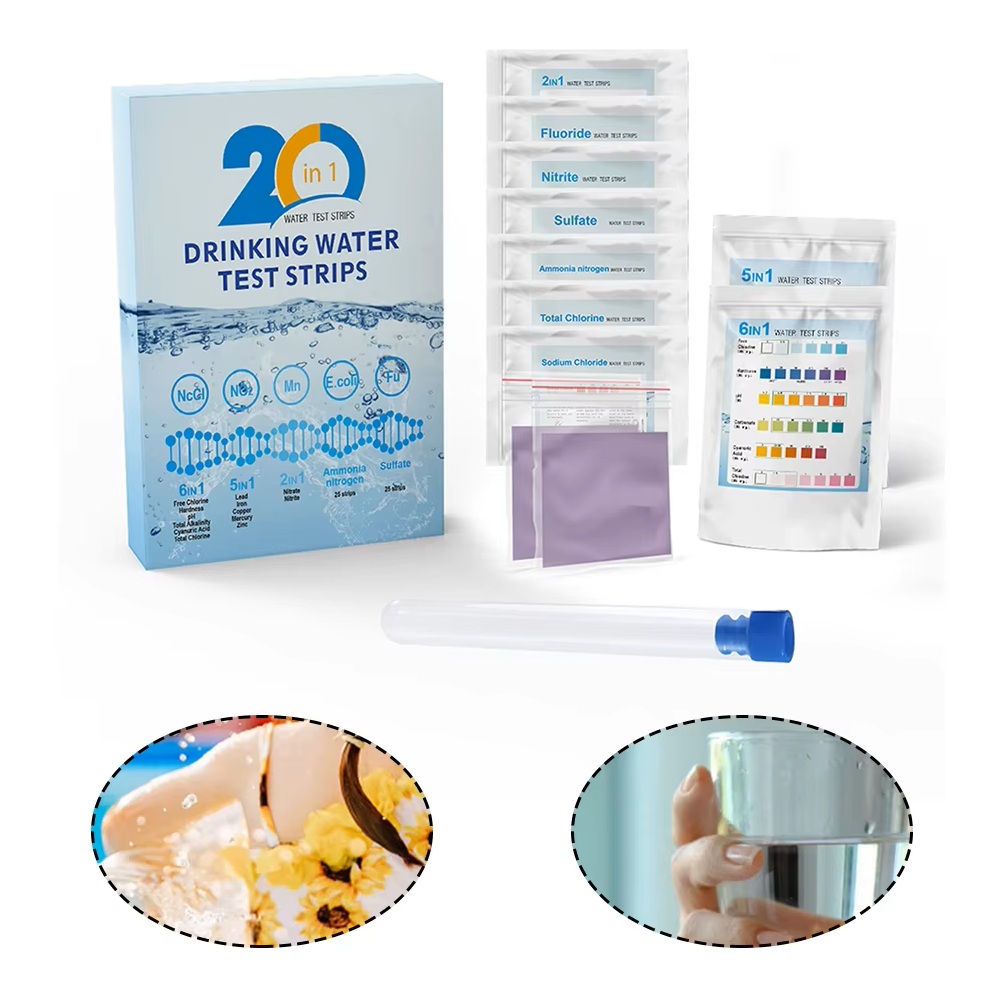 Тест-полоски YAGO 20 в 1 для а – обзор и цена Water Testing Kit