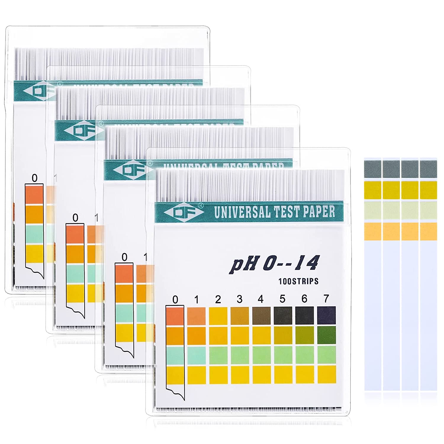 100 полосок 0-14 PH, индикатор – обзор и цена Water Testing Kit