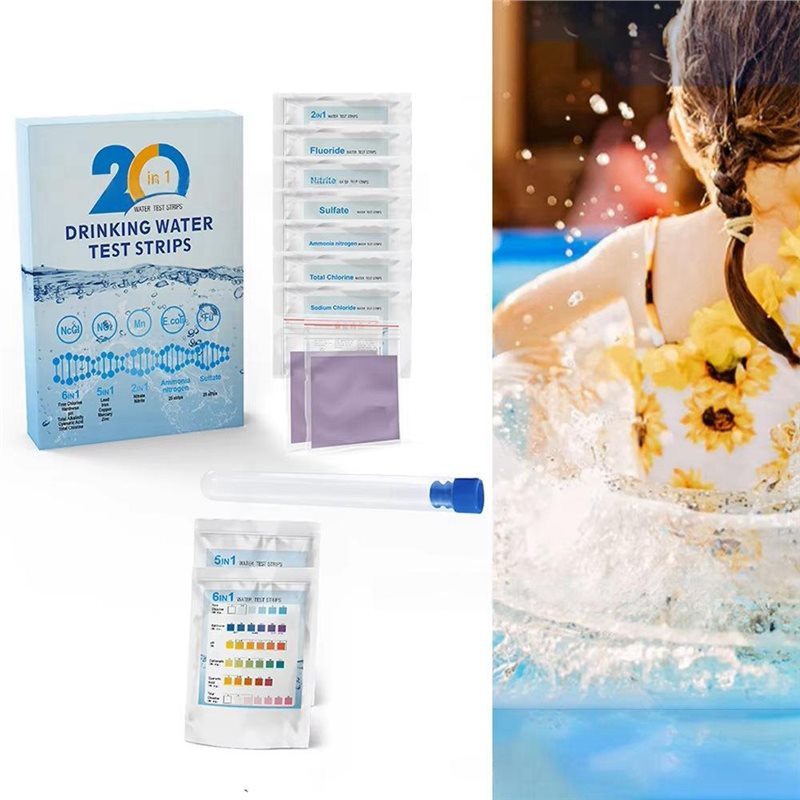 B23B Набор из 20 тест-полосок  – обзор и цена Water Testing Kit